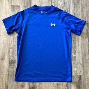 Under Armour loose dri-fit blue shirt